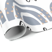 ホリデイ応援ボホレインボーモダンギフト ラッピングペーパー (ロールコーナー)