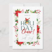 ホリデイ応援ミスタントー紅葉グリーティングカード 招待状 (正面)