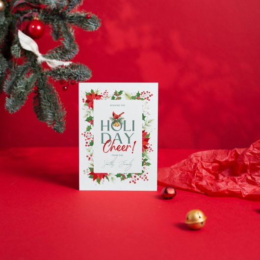 ホリデイ応援ミスタントー紅葉グリーティングカード 招待状