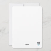 ホリデイ応援レッドフォトカード シーズンカード (裏面)