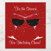 ホリデイ応援ワインラベル ワインラベル (シングルラベル)