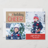 ホリデイ応援2フォトコラージュ シーズンカード (正面)