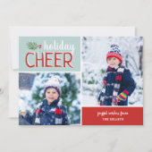 ホリデイ応援2フォトコラージュ シーズンカード (正面)