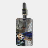 ホリデイ応援fromピットブルレスキュー犬 ラゲッジタグ (正面縦)