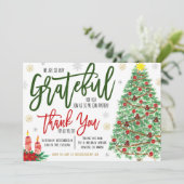 ホリデイ感謝招待状 招待状 (スタンド正面)