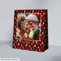 ホリデイ抱き枕ウォーターカラーサンタクロースヴィンテージ