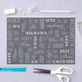 ホリデイ気持ちホリデーラッピングティッシュペーパー 薄葉紙 (クラフト)