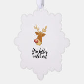 ホリデイ紙オルナーメント オーナメントカード (左)