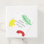 ホリデイ紙スター切り出し フェイバータグ (インサイチュ)