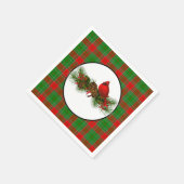 ホリデイ紙ナプキンス – （鳥）ショウジョウコウカンチョウ スタンダードカクテルナプキン (角)