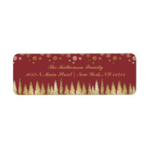 ホリデイ金ゴールドとレッドウィンターワンダーランド