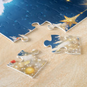 ホリデイ雪だるまゲームパズル ジグソーパズル (側面)