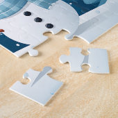 ホリデイ雪だるまゲームパズル ジグソーパズル (側面)