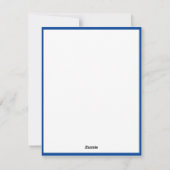 ホリデイ4フォトハッピーハヌカー(ユダヤ教の祭り)ファミリーホワイト シーズンカード (裏面)