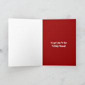 ホリデイ・カウ シーズンカード (内部)