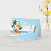 ホリデイ カード (黄色い花)