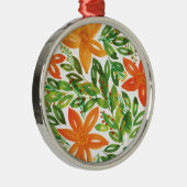 ホリデイ&ハンドフ絵を描ラワーズホリデイオーナメント メタルオーナメント (右)