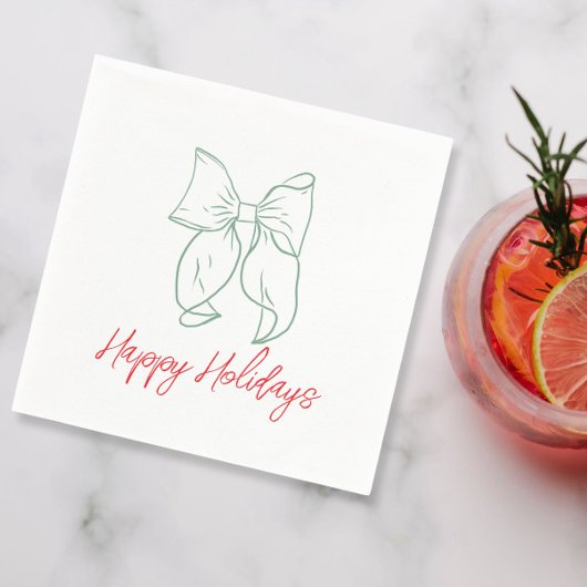 ホリデイ・ボウズ スタンダードカクテルナプキン