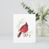 ホリデイ（鳥）ショウジョウコウカンチョウアート シーズンカード (スタンド正面)