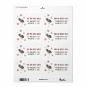 ホリデイEmu ラベル (フルシート)