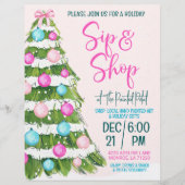 ホリデイsipとショップ8.5 x 11フライヤー レターヘッド (正面)