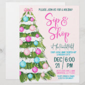 ホリデイsipとショップ8.5 x 11フライヤー レターヘッド (正面/裏面)