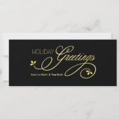 ホリデエレガントーパーティ招待状-オープンハウス 招待状 (裏面)