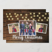 ホリデカスタマイズーフォトカードウエスタンライト シーズンカード (正面/裏面)