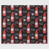 ホリデパーソナライズされたーグノミー ラッピングペーパー (フラット)