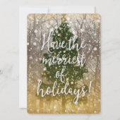 ホリデメリーー·パーティー 招待状 (正面)