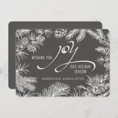 ホリデモダンージョイボタニックウィンターブランチ シーズンカード (正面/裏面)