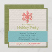 ホリデモダンーパーティ招待状 招待状 (正面/裏面)