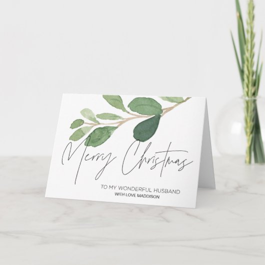 ホリデモダンーメリークリスマスカード シーズンカード (正面)