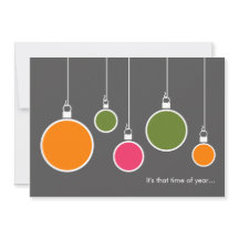 ホリデモダンー招待状-ダークグレー