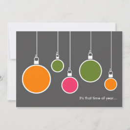 ホリデモダンー招待状-ダークグレー 招待状