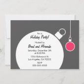 ホリデモダンー招待状-ダークグレー 招待状 (裏面)
