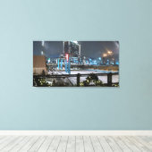 ホリデーおもしろいアットカナルサイド キャンバスプリント (インサイチュ (ウッドフロア))