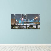 ホリデーおもしろいアットカナルサイド キャンバスプリント (インサイチュ (ウッドフロア))