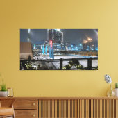 ホリデーおもしろいアットカナルサイド キャンバスプリント (インサイチュ (リビング))