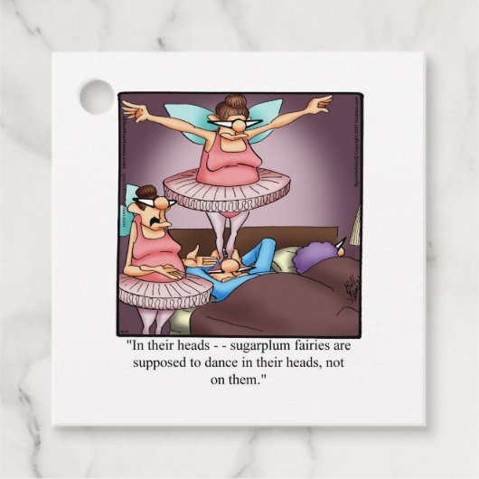 ホリデーおもしろいギフトラベル フェイバータグ (正面)