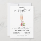 ホリデーおもしろいクリスマスカクテルパーティの招待状 招待状 (正面)