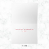 ホリデーおもしろいトレーニングクリスマスカード カード