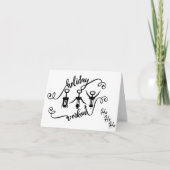 ホリデーおもしろいトレーニングクリスマスカード カード (正面)