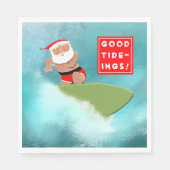 ホリデーおもしろいパーティー スタンダードランチョンナプキン (正面)