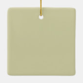 ホリデーおもしろいホステスギフトクリスマスは私を気にしない セラミックオーナメント (裏面)