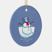 ホリデーおもしろいユーモアオーナメント セラミックオーナメント (右)