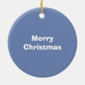ホリデーおもしろいユーモアオーナメント セラミックオーナメント (裏面)