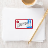 ホリデーおもしろい小妖精や小人レッグ ラベル (インサイチュ)