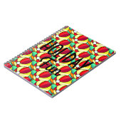 ホリデーおもしろい陽気ボール動機紙ジャーナル ノートブック (左側)