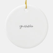 ホリデーお洒落フェレー セラミックオーナメント (裏面)